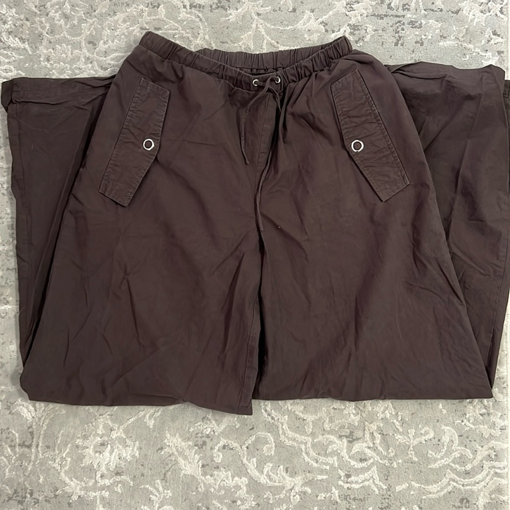 White fox track pants